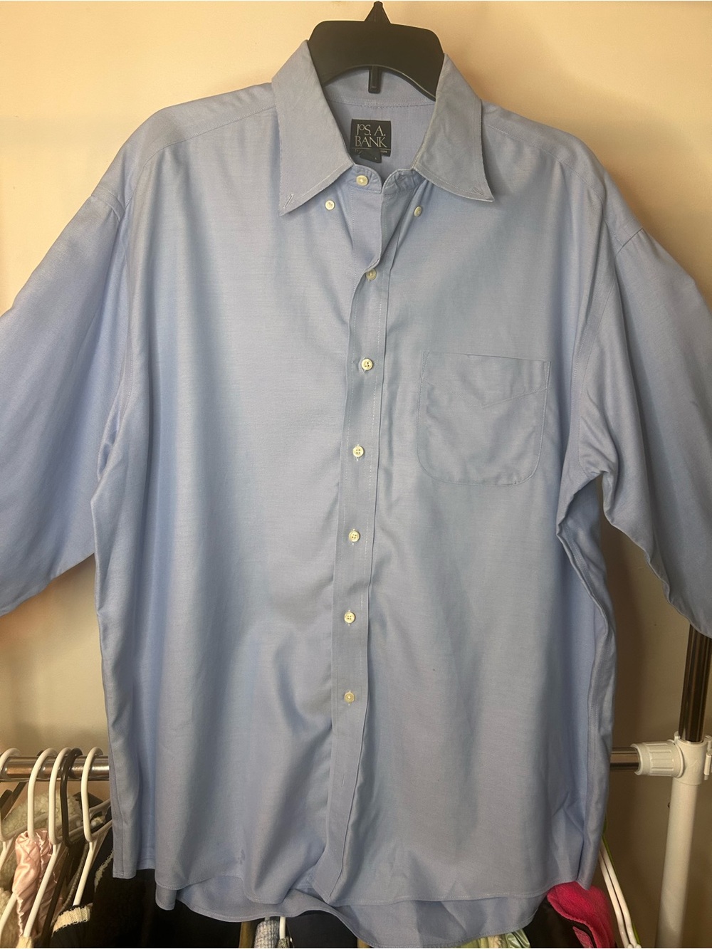 Jos. A. Bank Light Blue Classic Button-Up Dress Shirt
